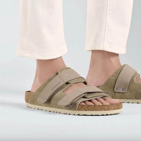 Birkenstock Uji Nubuck-Suede Leather - Taupe - Picture 4 of 11